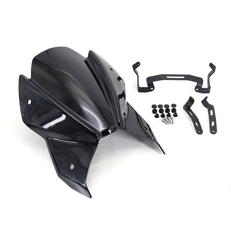 Motorcycle Windshield Air Deflector for SUZUKI GSX-S1000 GSX-S950 GSX-S 1000 950 (Black)