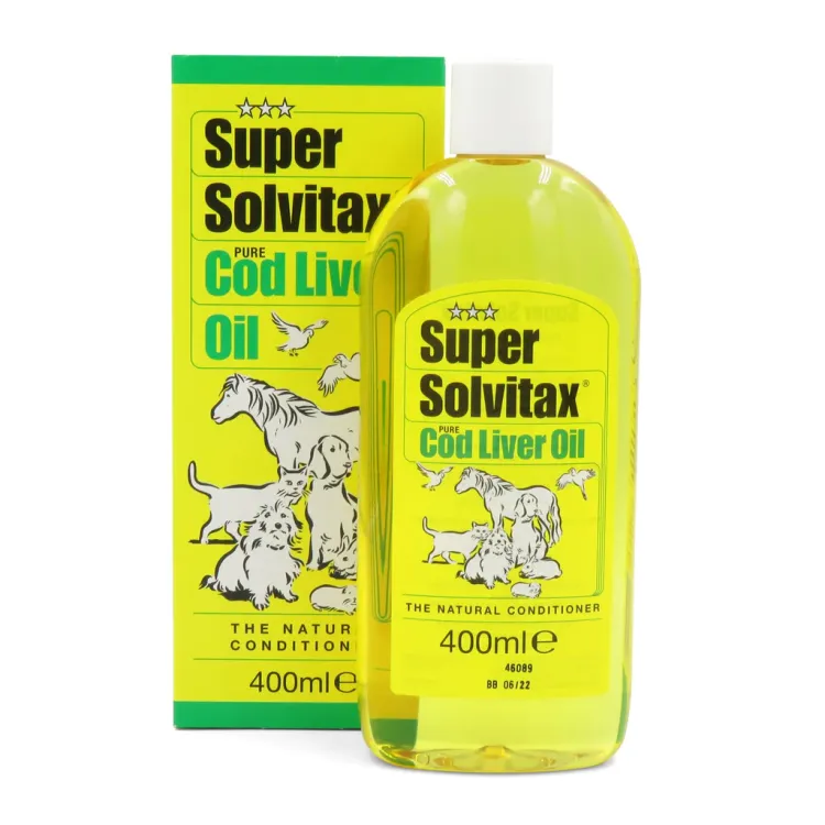 Cod liver store oil for animals