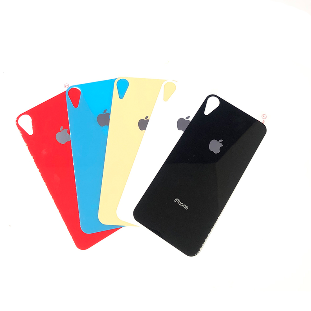 Color Back Tempered Glass For iPhone XR Full Cover 9H Hardness Tempered Glass Screen Protector For iPhone XR. 