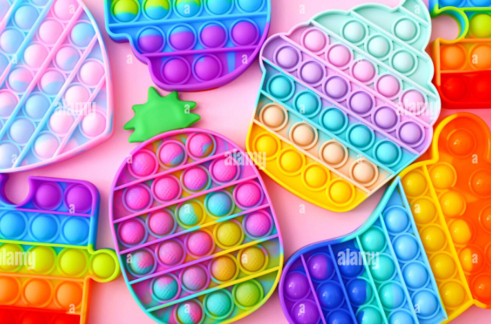 Push Pop (Popit) Fidget Push Bubble Kids Toy different shapes