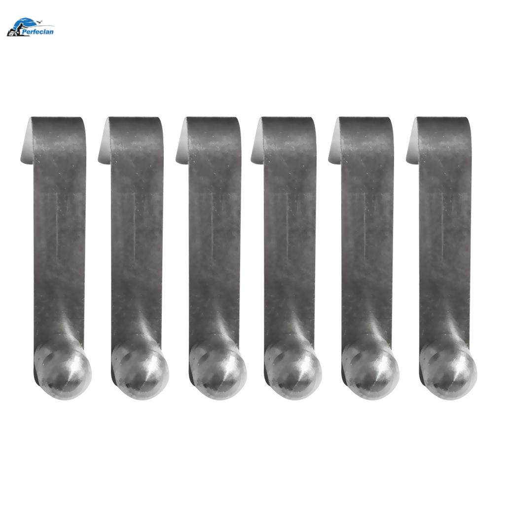 6 lot 8mm Spring Snap Clips Tent Pole Clips Button Awning. 