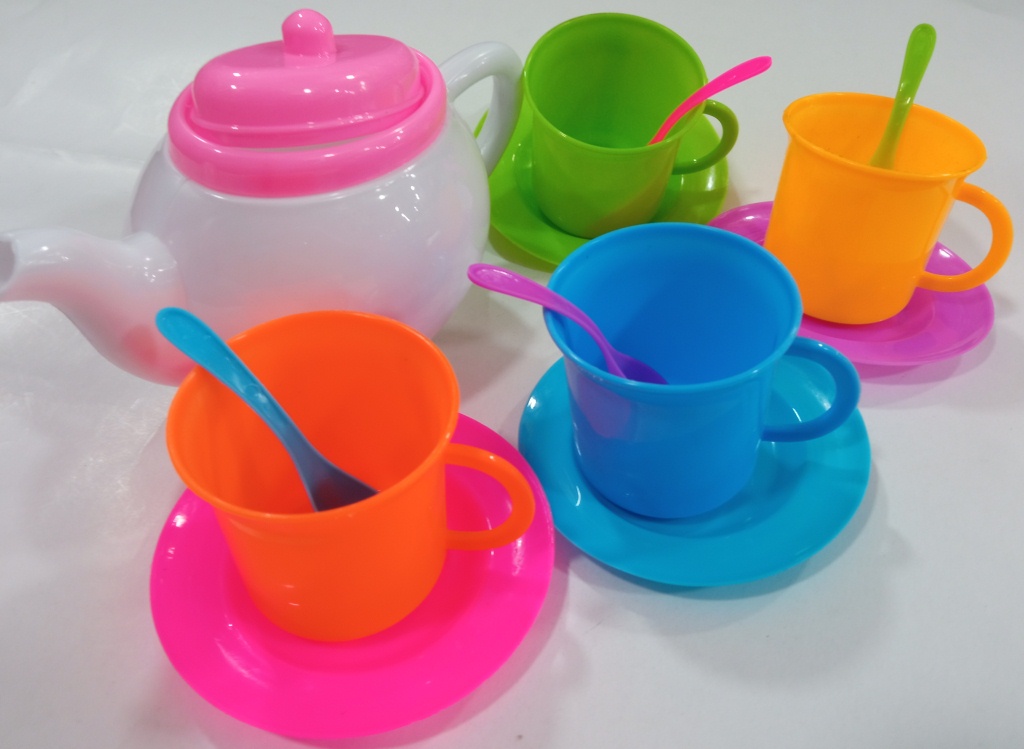 Pretend Play Tea Party Set / Toy Tea Cup Set. 