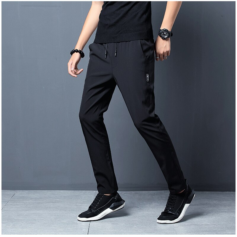Men Casual Pants Joggers Fitness Quick 