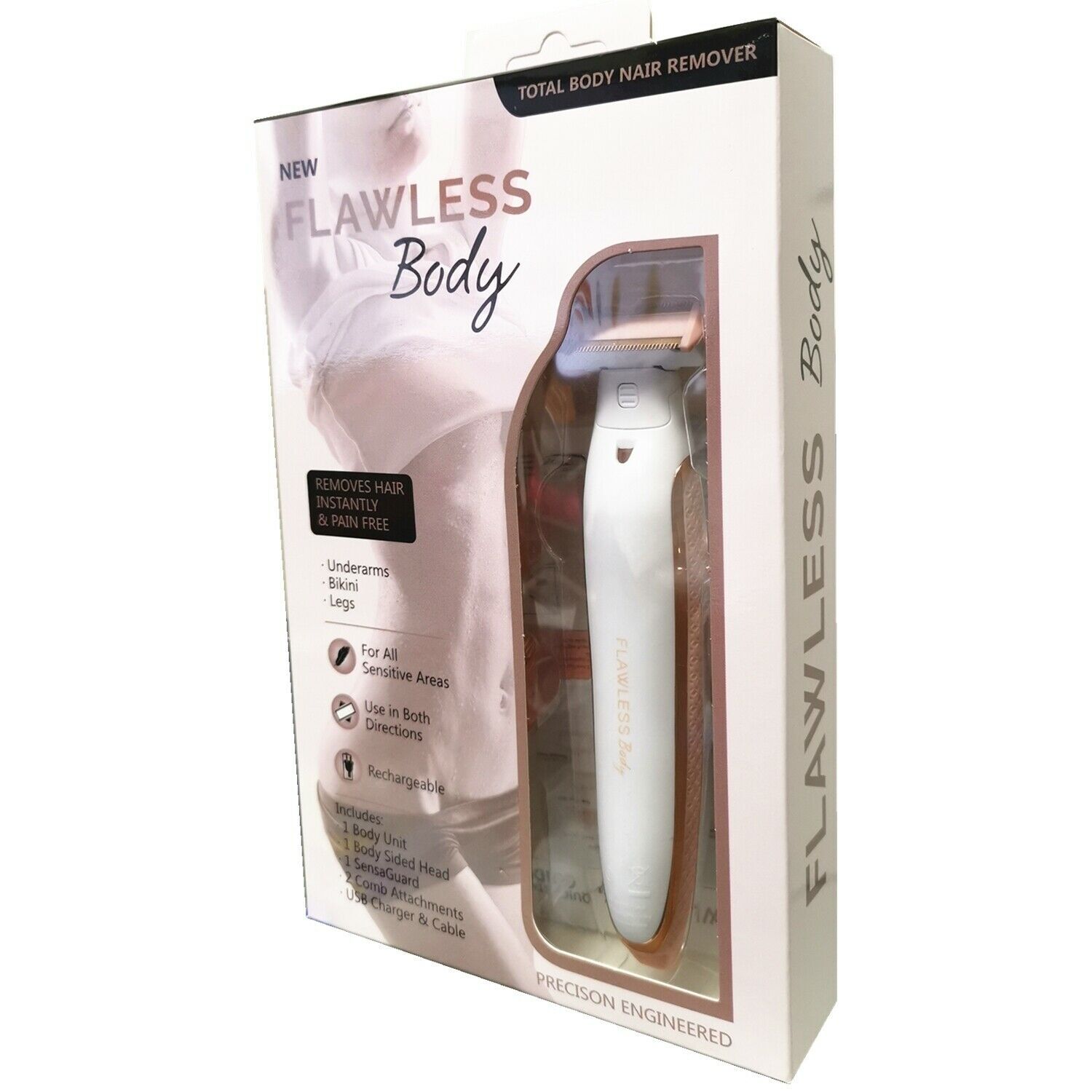 trimmer for sensitive areas