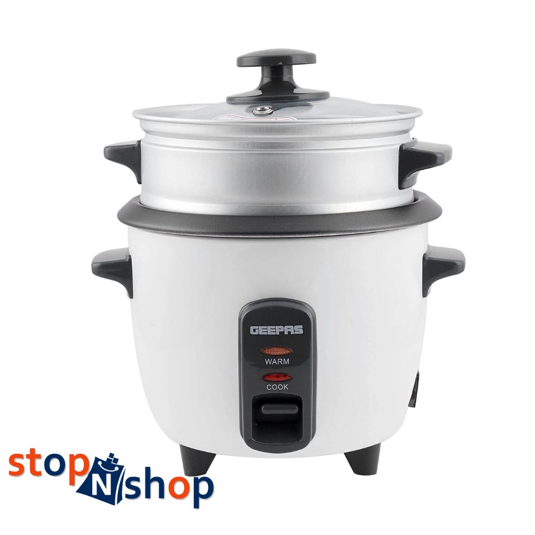 geepas 1l rice cooker with steamer