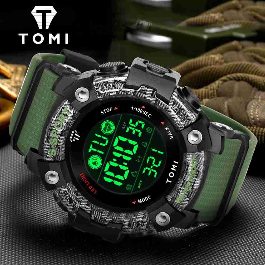 Digital watch with online price