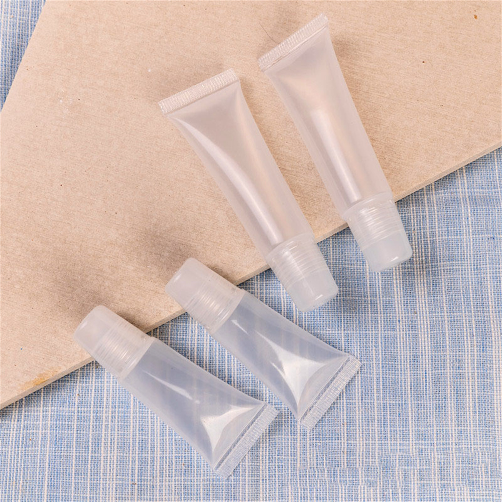 8ML/10ML/15ML Empty Lip Gloss Tubes Lipstick Tube Lip Balm Soft Tube Makeup Squeeze Clear Lipgloss Tube Container