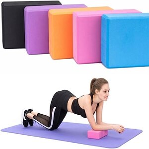 Yoga Blocks Eva Foam Brick Pilates Blocks Foam Thick Yoga Blocks Fitness Foam Block Foam Yoga Blocks Exercise Blocks Yoga Brick Props High Wedge Shape Travel Balance Beam. 