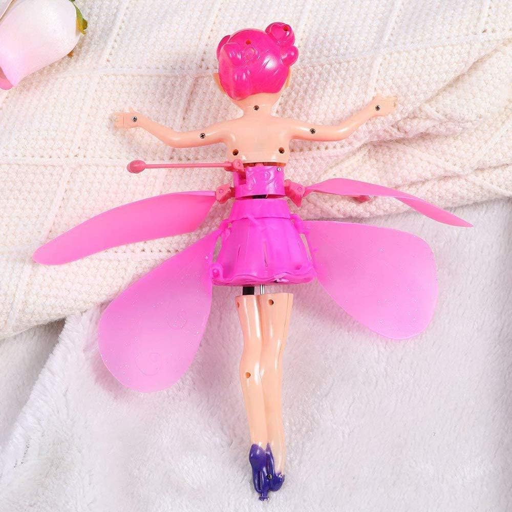 Flying Flower Fairy Doll - Flying Princess Fairy Drone Doll with Infrared Induction Control. 