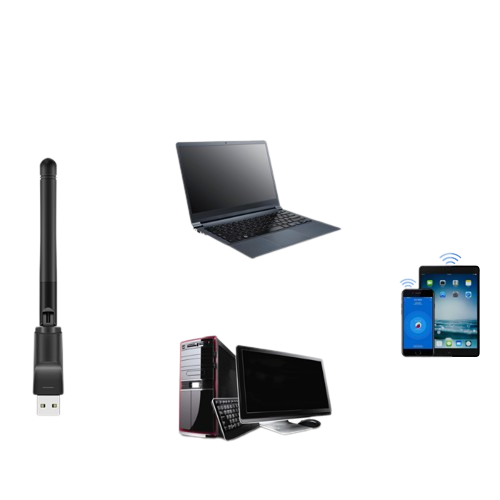 MT7601 Mini USB WiFi Adapter RTL8188 Wireless Network Card 150Mbps Wi-Fi Receiver Dongle for PC Desktop Laptop 2.4GHz no need driver. 
