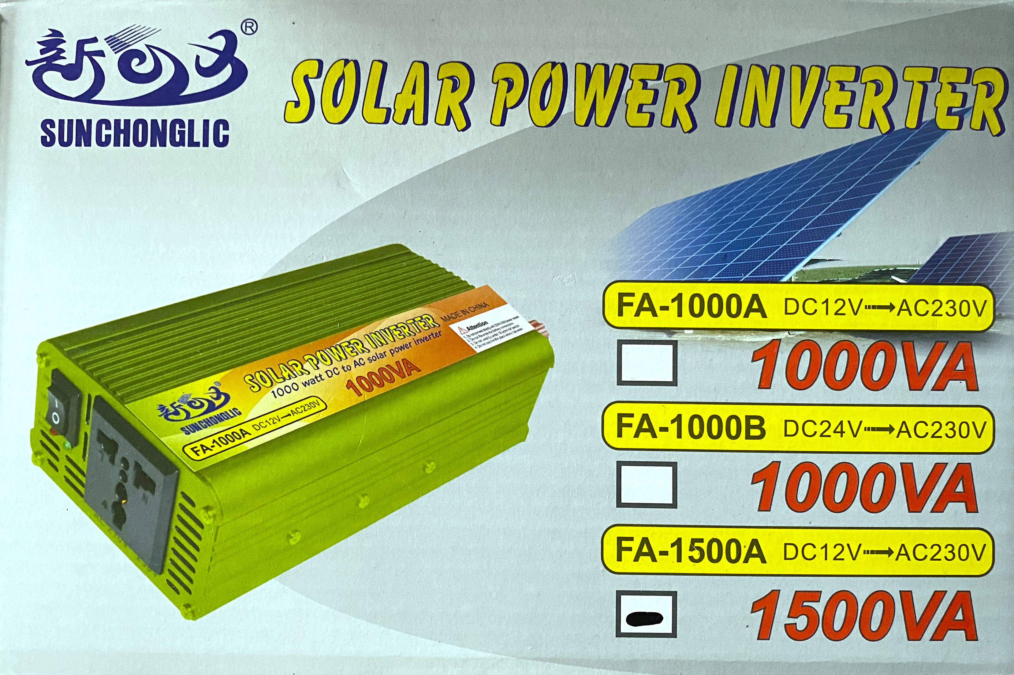 12V 230V 1500W Modified Sine Wave Solar Power Inverter | Daraz.lk