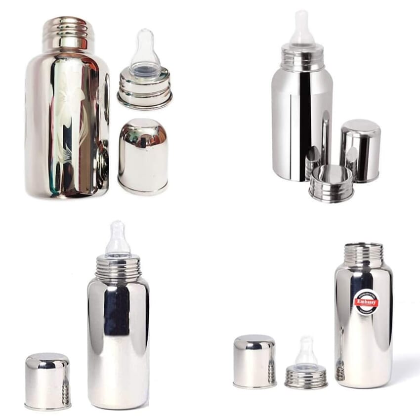 Steel feeder hot sale bottle price