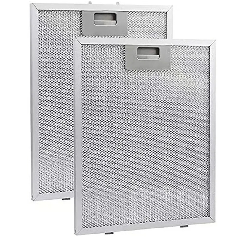 LKPCIGCXM 2PCS Cooker Hood Filters Metal Mesh Extractor Vent Filter 320X260mm Kitchens Hoods Oil Filter Range Hood Grease