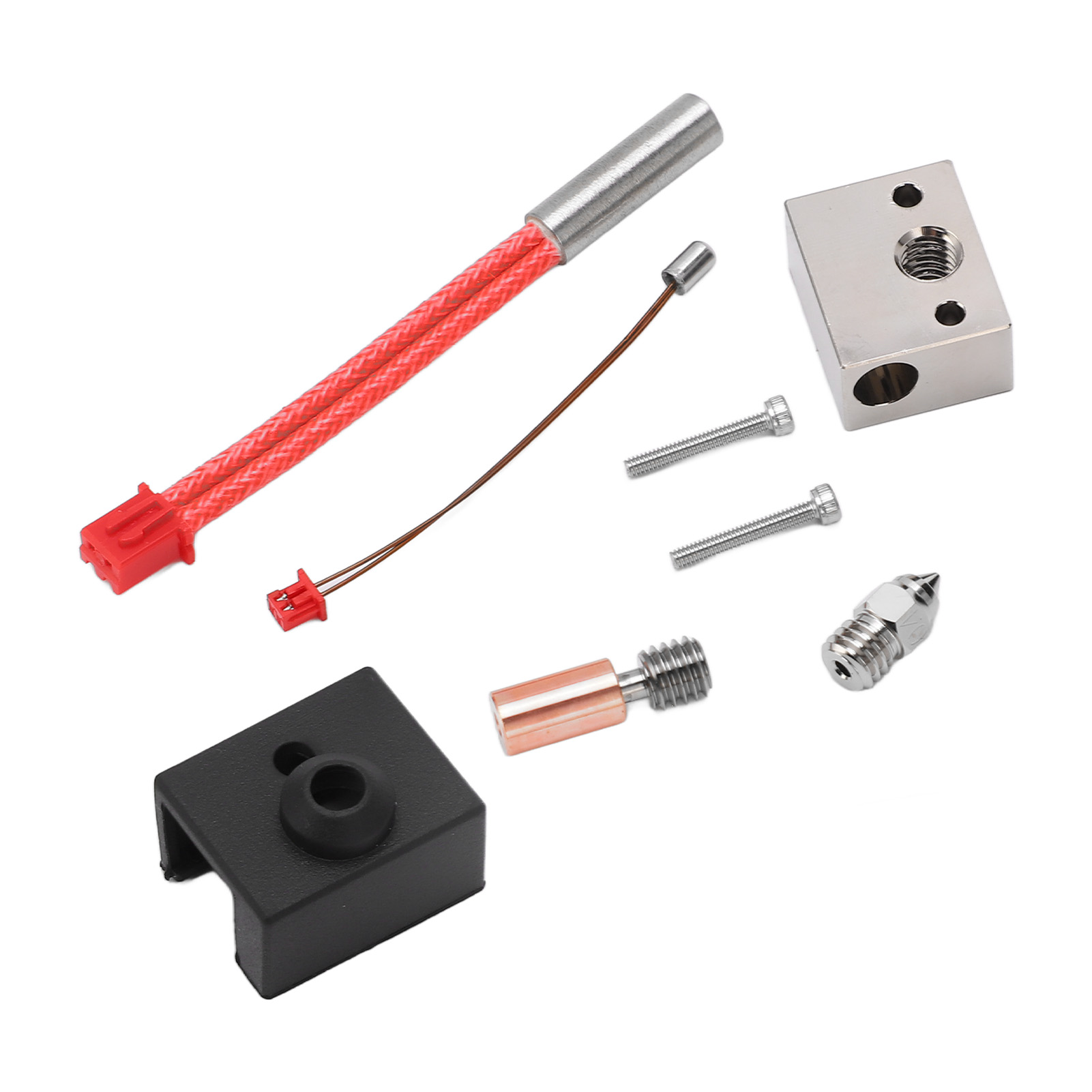 3D Printer Heating Block, 24V 40W Sturdy 3D Printer Hotend for Replacement. 