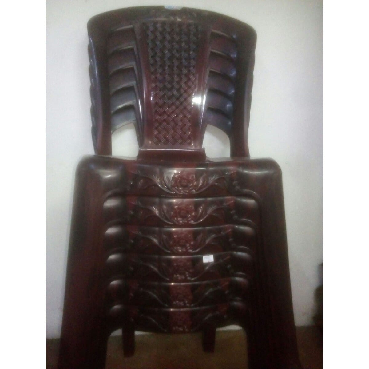 Piyestra Plastic Dining Chairs 6 Chairs Daraz.lk