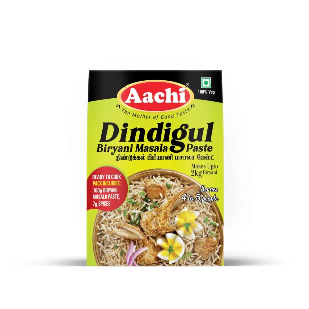 Aachi Dindigul Biryani Masala Paste, 167g | Aachi Masala Foods (P) Ltd  SAM