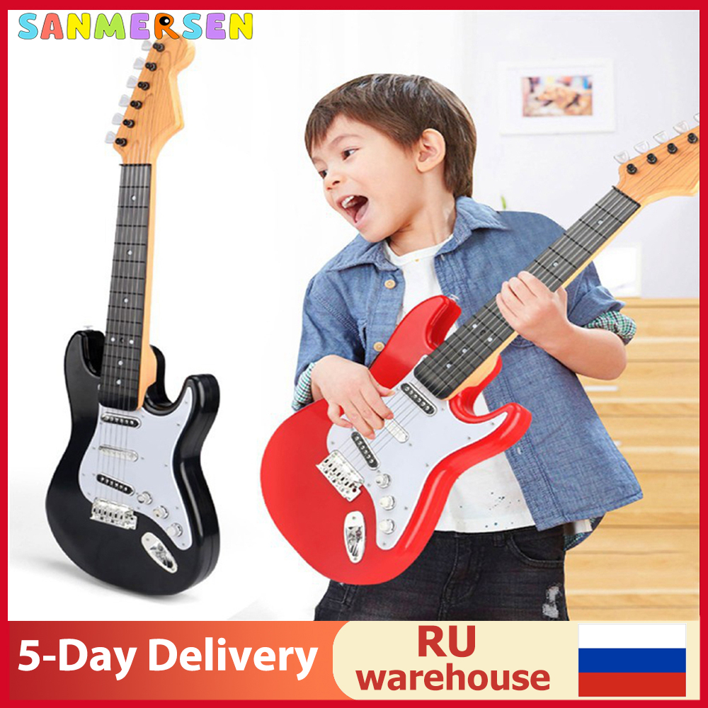 ALIEN Electric Kids Guitar 6 Strings Ukulele Guitar Toy Musical Instruments For Kids Children Beginners Early Education Guitar Gift