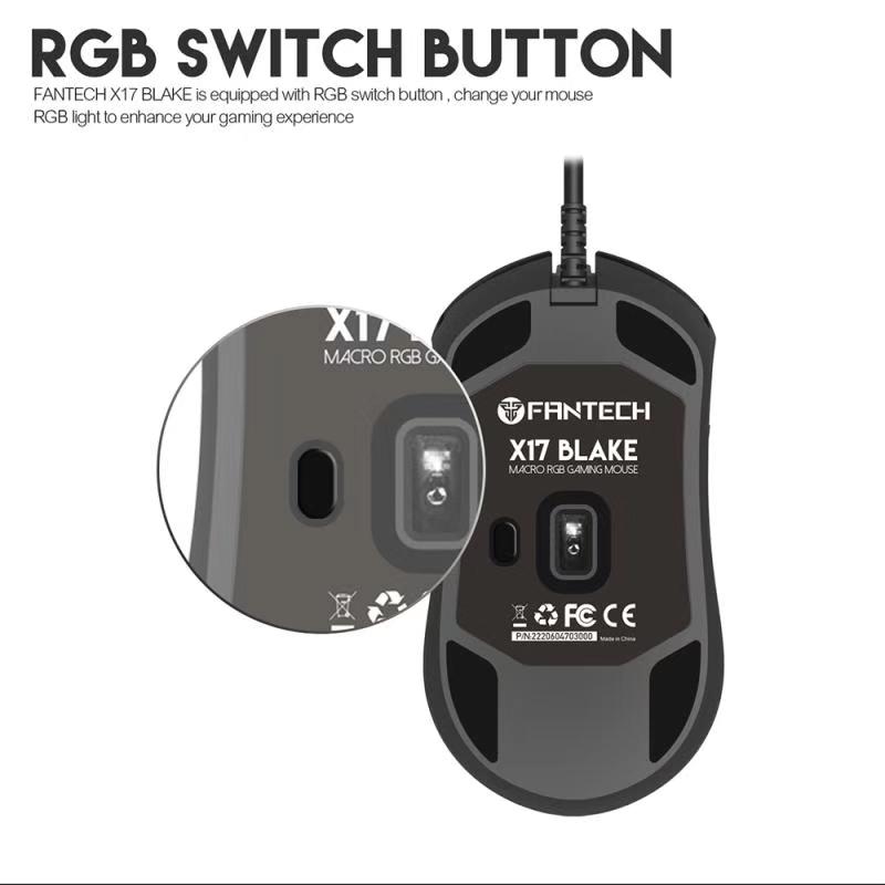 Fantech X17 BLAKE PRO Gaming Mouse [ Black ]. 