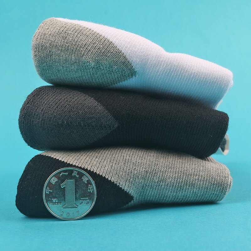 Li-Ning Lining towel bottom sports socks men's tube thickened badminton tennis socks sweat-absorbing running socks deodorant basketball socks. 