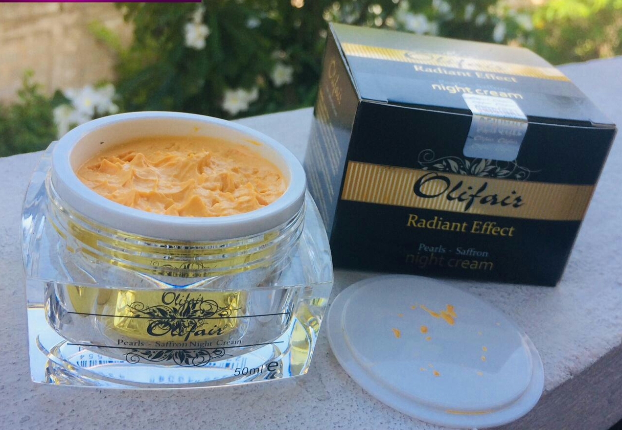 saffron night cream