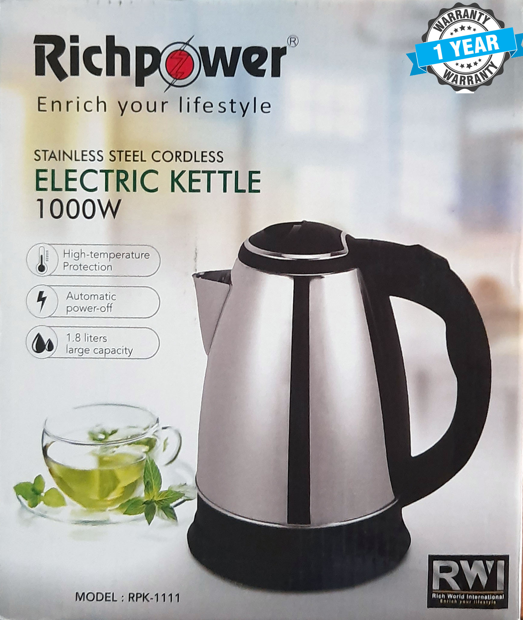 richpower electric kettle