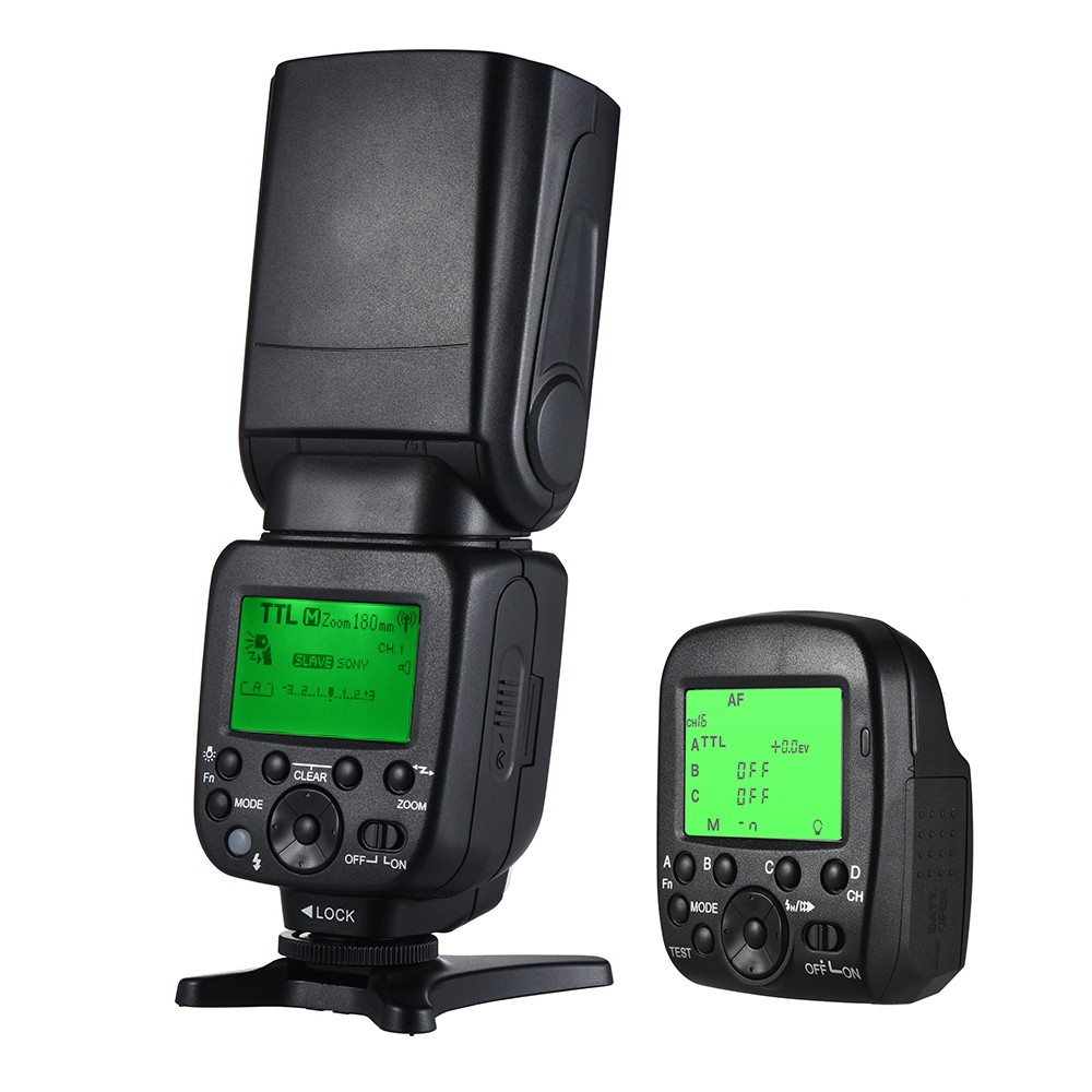 TRIOPO G1500 2.4G HSS 1/8000s GN58 TTL Wireless Master lave Flash peedlite + Trigger for ony A77II A7RII A7R A58 A99 ILCE600L. 