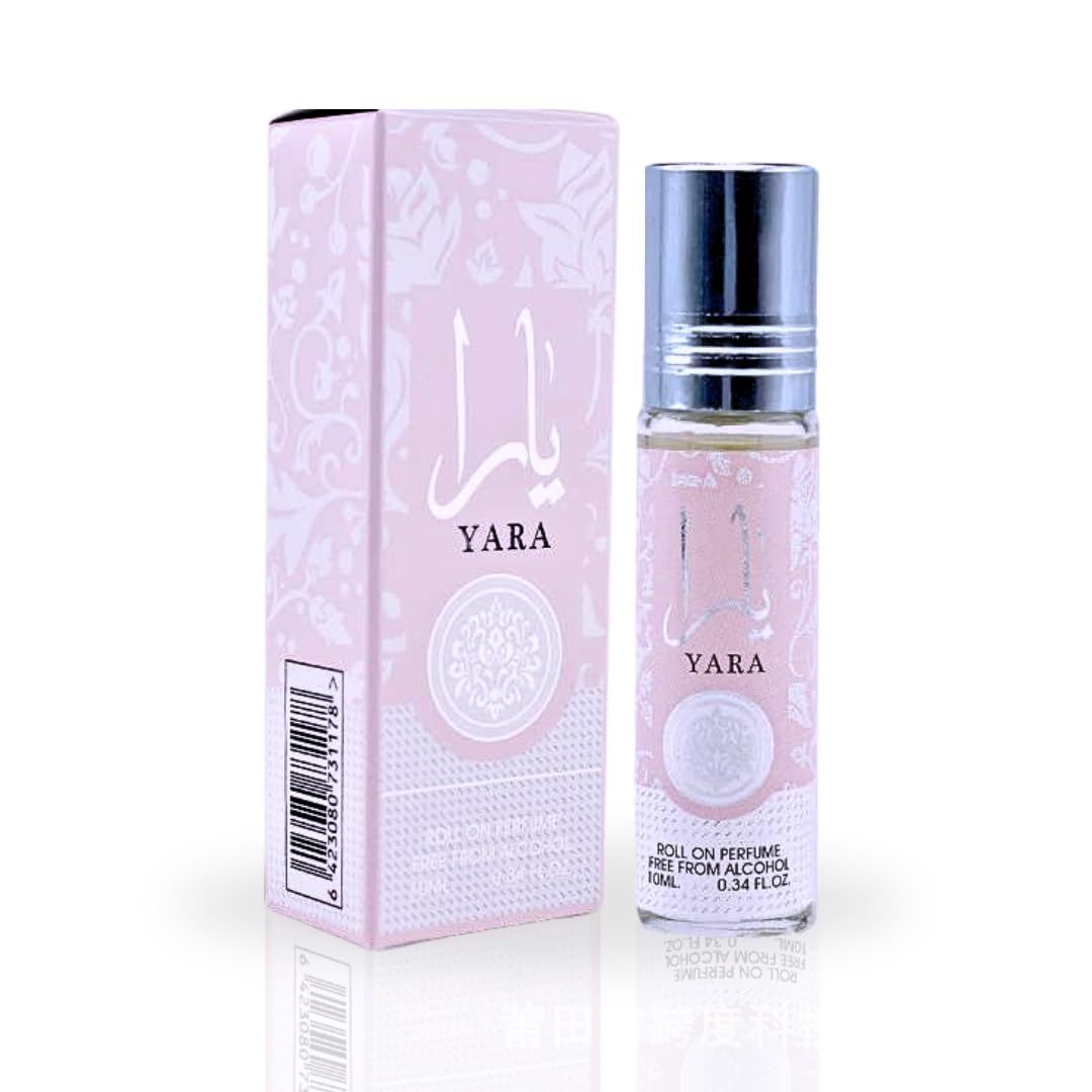 Easy to carry 10ml Middle Eastern Arabic perfume lattafa YARA long lasting fragrance ball shaped perfume