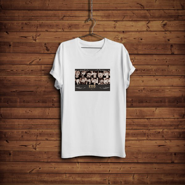 EXO Printed T- shirt for Woman (Wet look). 