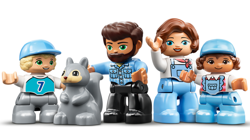 LEGO DUPLO Town Family Camping Van Adventure - 10946 - Playing and Learning Blocks for Toddlers and Kids - New 2021 - (30 Pieces). 