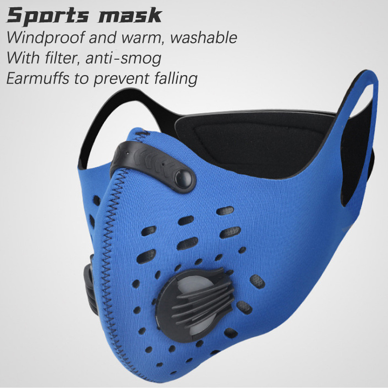 Riding Mask Men Women Windproof Dustproof Cycling Equipment Cold Warm Mask Half Face Running Breathable Activated Carbon Sunlight Mall. 