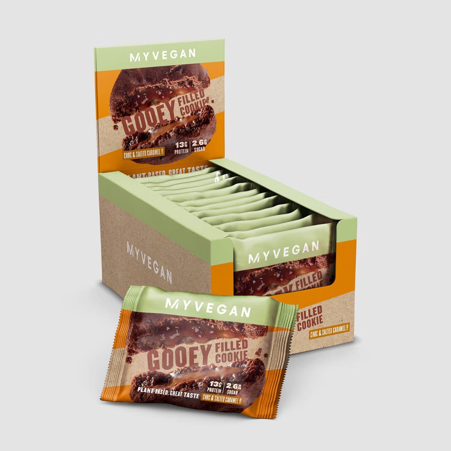 MyProtein Gooey Filled Protein Cookie Choc & Salted Caramel Flavor