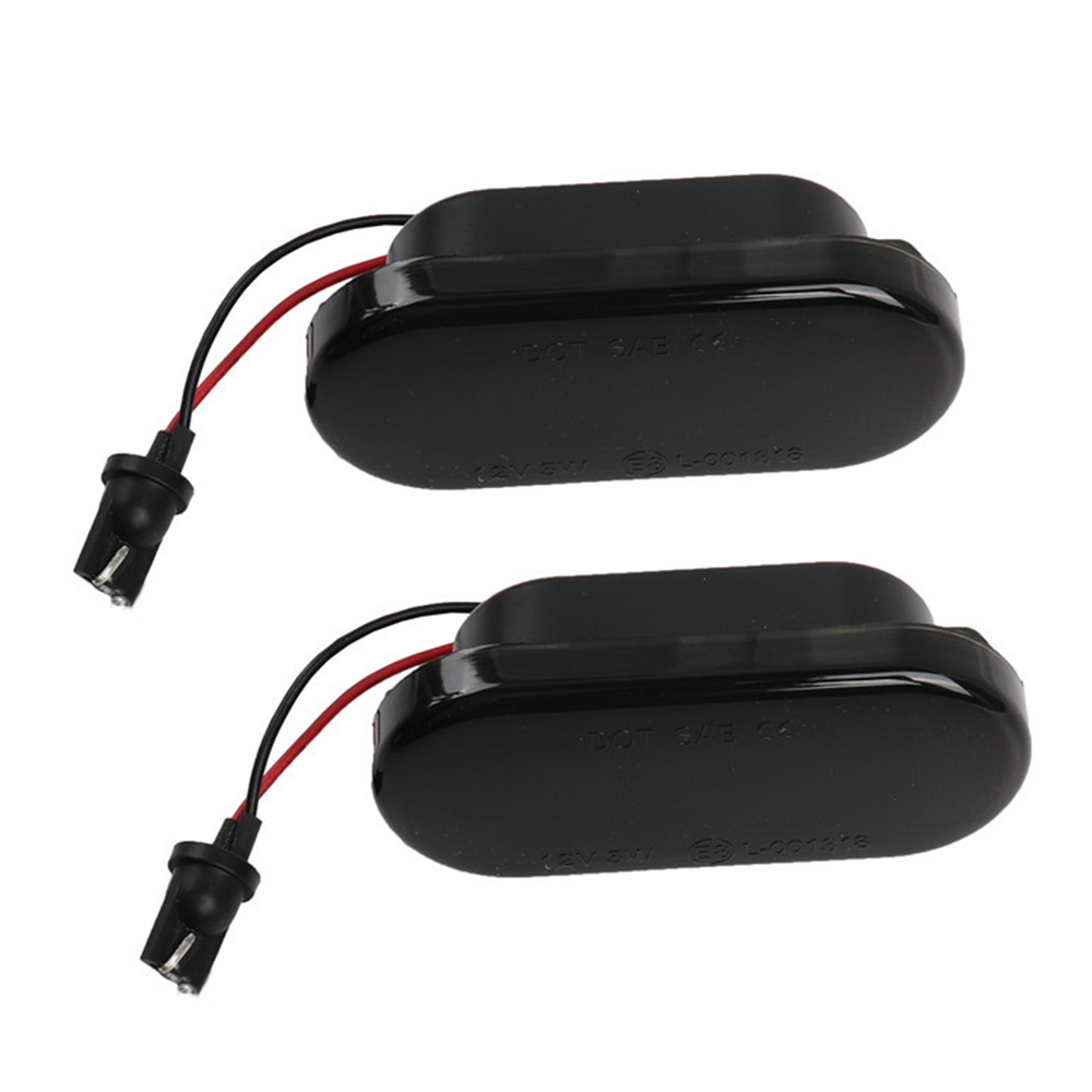 2pcs Dynamic LED Side Marker Turn Signal Light Blinker Light Replacement For VW Golf/ Passat/ Polo/ Sharan. 