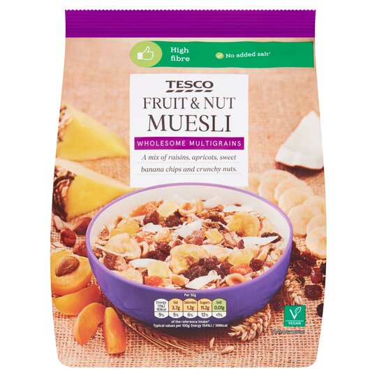 Tesco Fruit Nut Muesli 750G (UK)