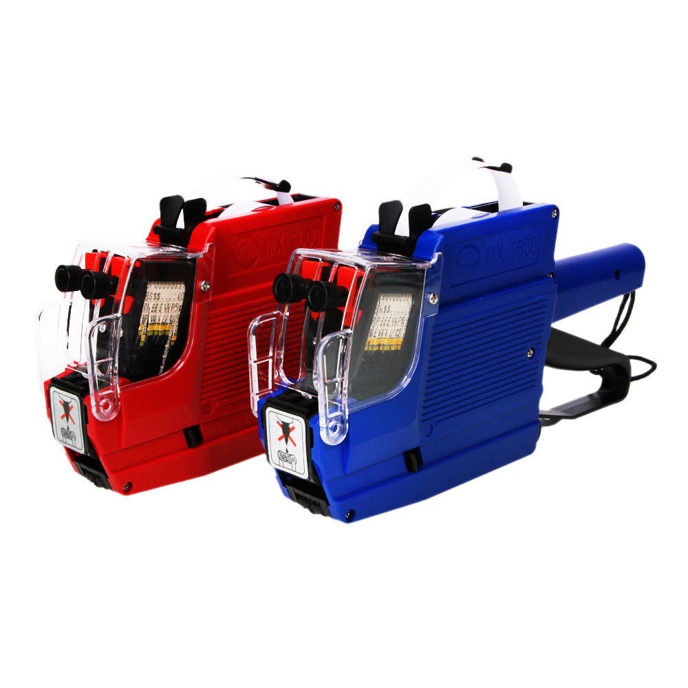 Double line price label machine Besta-ply  (MX6600). 