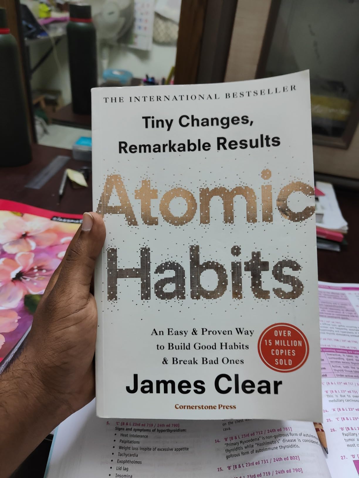 Atomic Habits: An Easy & Proven Way to Build Good Habits & Break Bad Ones by James Clear (a Non-Fiction, Psychology, Self-help book). 