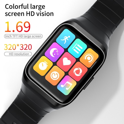 LOKMAT ZEUS 2 Smartwatch 1.69'' TFT Full Touch Screen GPS Sport Bracelet Heart Rate, Blood Oxygen Monitor - Red. 