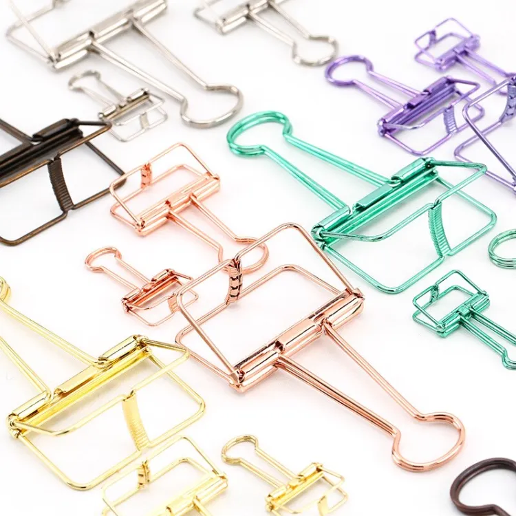 Types of store binder clips