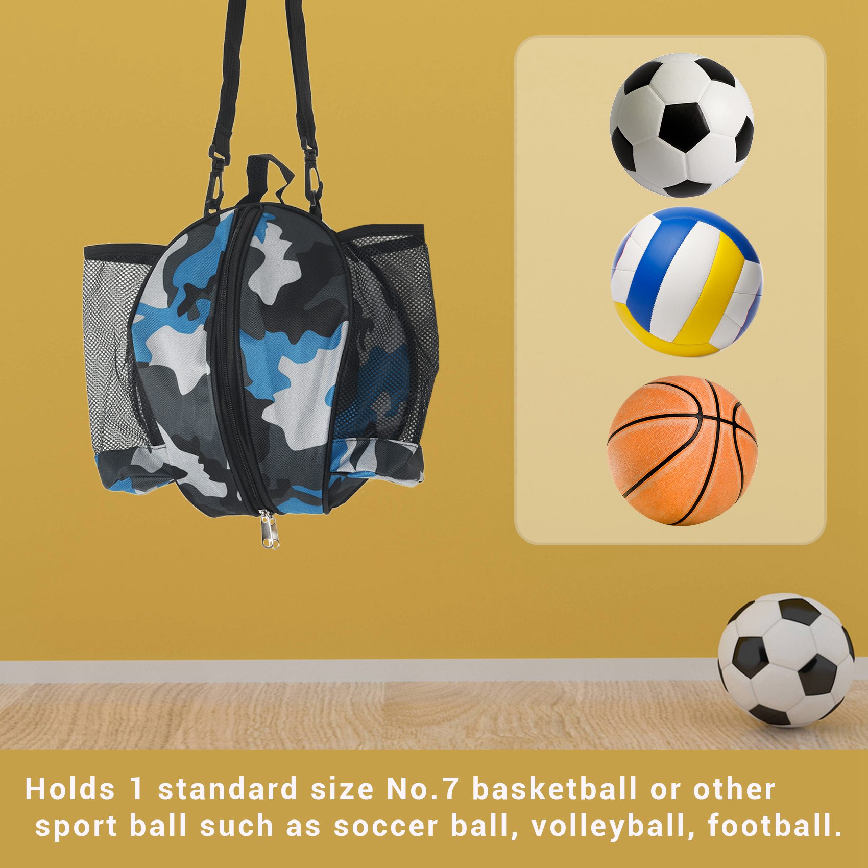9L Waterproof Basketball Bags Sports Volleyball Football Bags. 