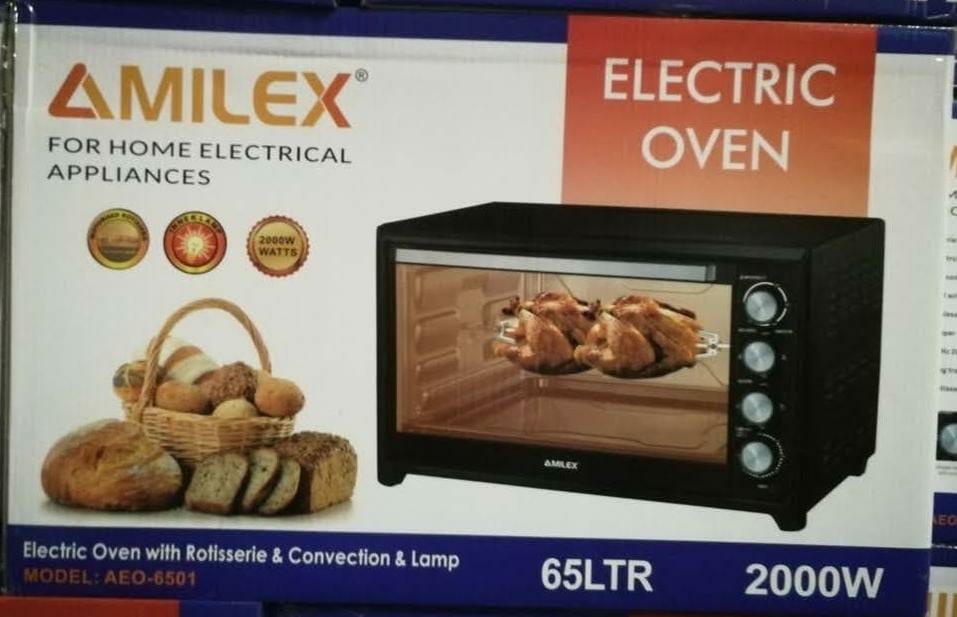 Amilex Electric Oven 65lt (7kg to 8kg). 