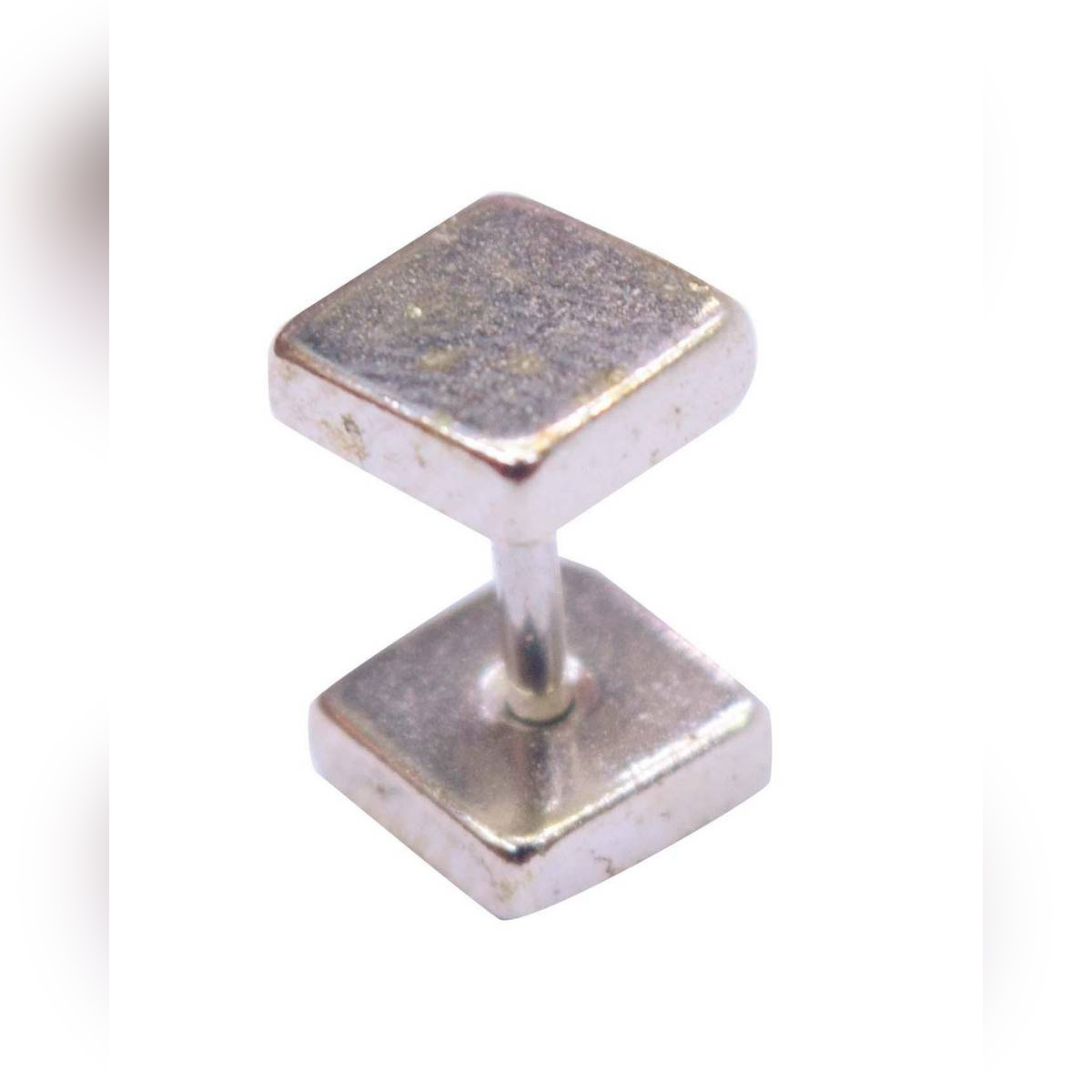 Men's Silver  Earring Pack Stainless Steel - Silver