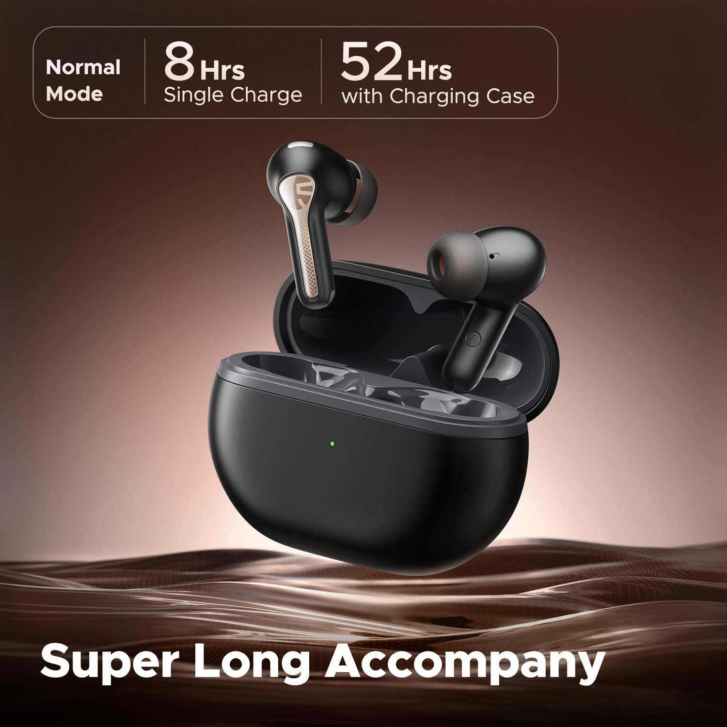 SoundPEATS Wireless Bluetooth V5.3 Earbuds Capsule3 Pro, Hi-Res Headphones with LDAC, Hybrid Active Noise Cancellation Earphones with 6 Mics for Calls. 