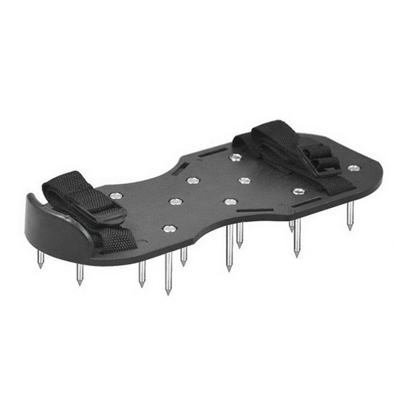 Nullmul 2 Pair of Garden Grass Scarifying Shoes 4.2CM Lawn Spikes Scarifying Shoes Self-Leveling Epoxy Tools Black. 