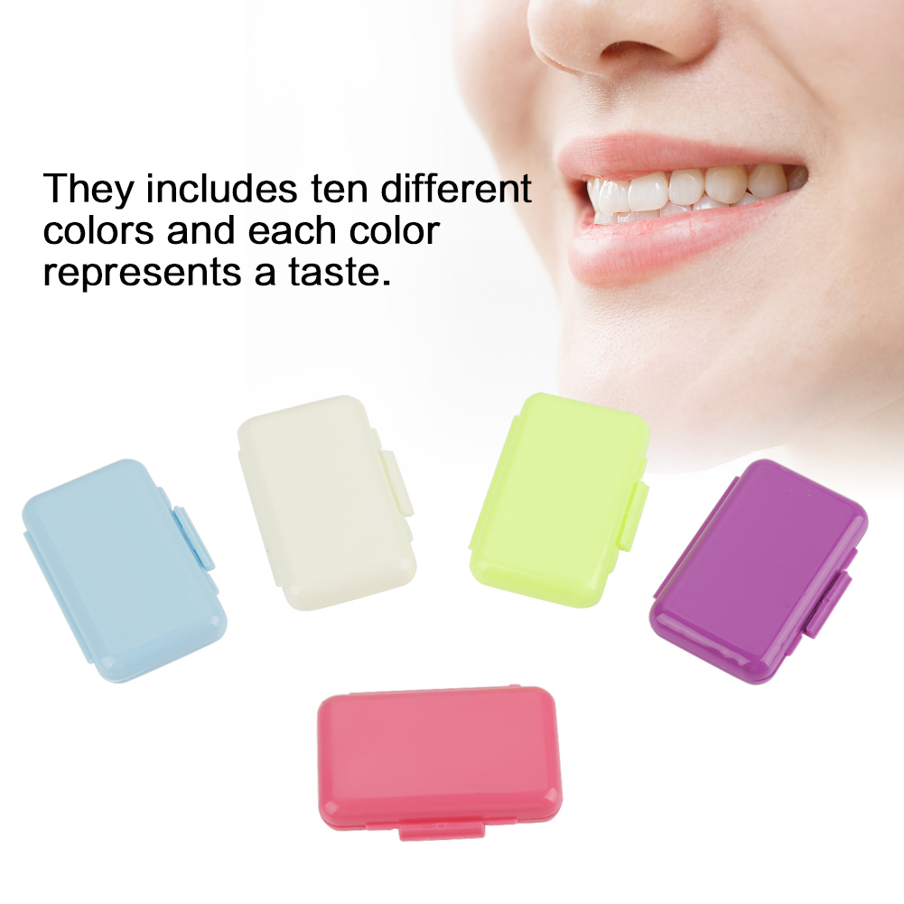 10 Box Dental Flavoured Relief Ortho Wax Fruit Scent Brace Gum Irritation NEW. 