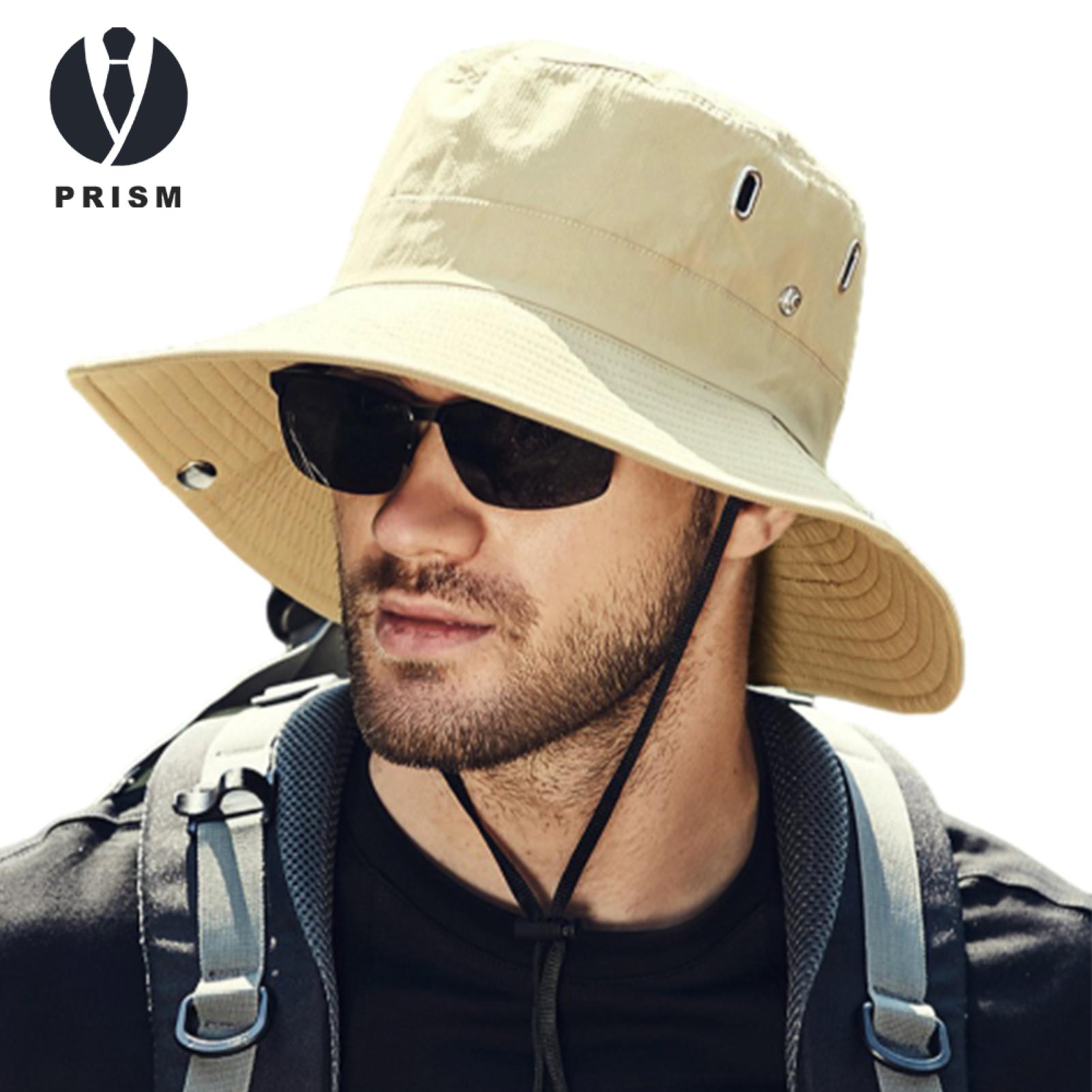 Prism New Fashion Summer Bucket Hat Cowboy Men Outdoor Fishing Hiking ...