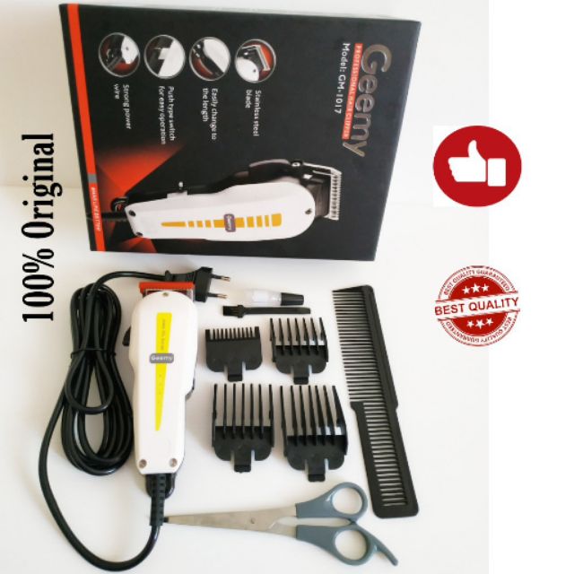 Hair Trimmer Geemy Model Gm 1017 White Black Buy Online At Best Prices In Srilanka Daraz Lk
