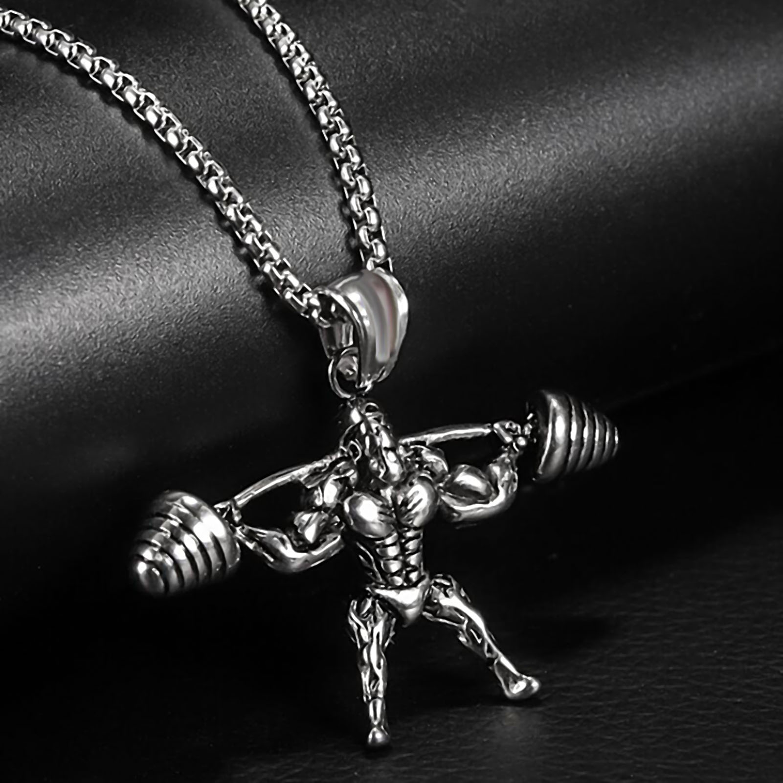 Weightlifting necklace hot sale