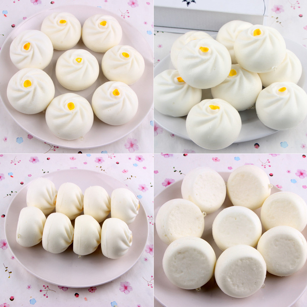 Creative Chinese Stuffed Soft Squishy Food Toys For Children Cream Scented Slow Rising Stress Relief Toy Gift. 