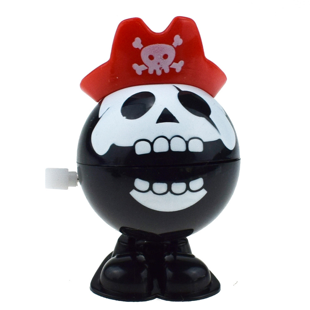 Wind Up Funny Toys Halloween Gifts for Kids Party Favors Goody Bag Filler  Style:Orange jumping teeth. 