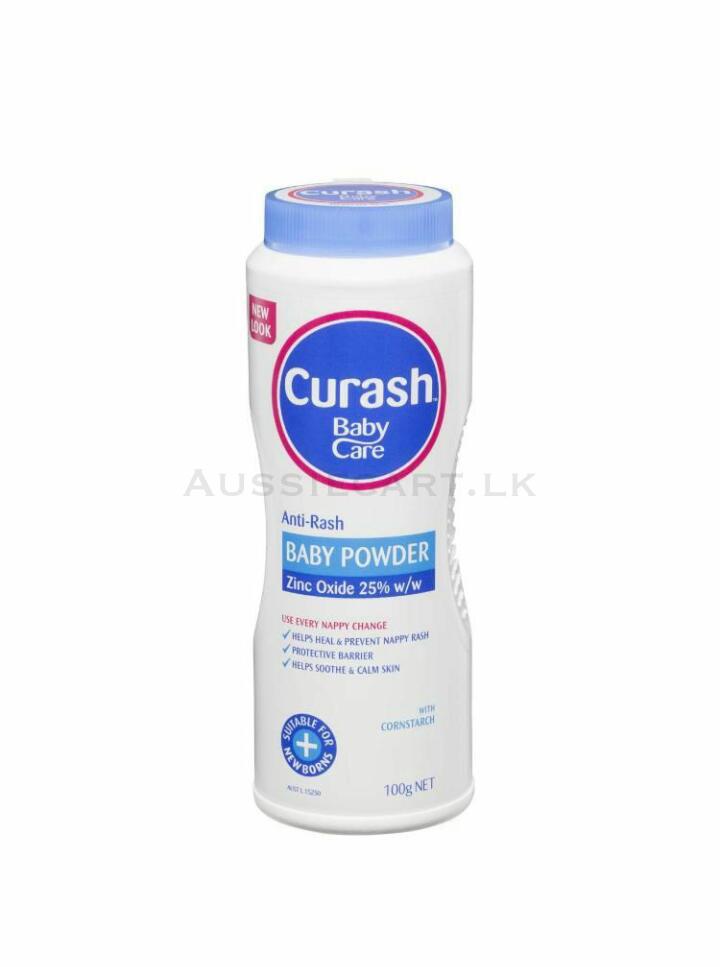 Zinc Oxide Curash Baby Curash Medicated Nappy Rash Cream 100g Babycare