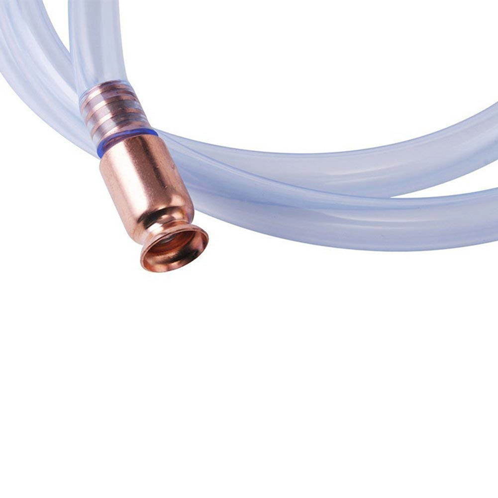 KOKKO Self Priming Siphon Hose, Crystal Clear Food Grade Tubing 5.9ft Length, 0.07in Thickness Multipurpose Siphon Hose For Water, Liquids, Oil & Gas, Aquarium Draining. 